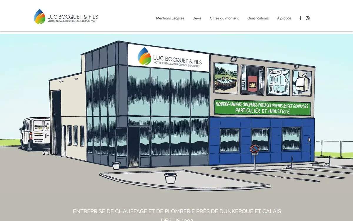 Site Luc Bocquet & Fils